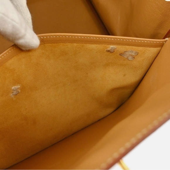 AUTHENTIC HERMES BIRKIN 40 Ardennes leather natural brown travel satchel - Picture 9 of 10